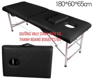 Giường valy chân nox