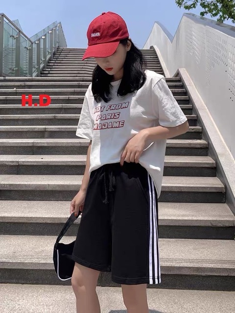 Sét áo NOTFROM + quần đùi ba sọc