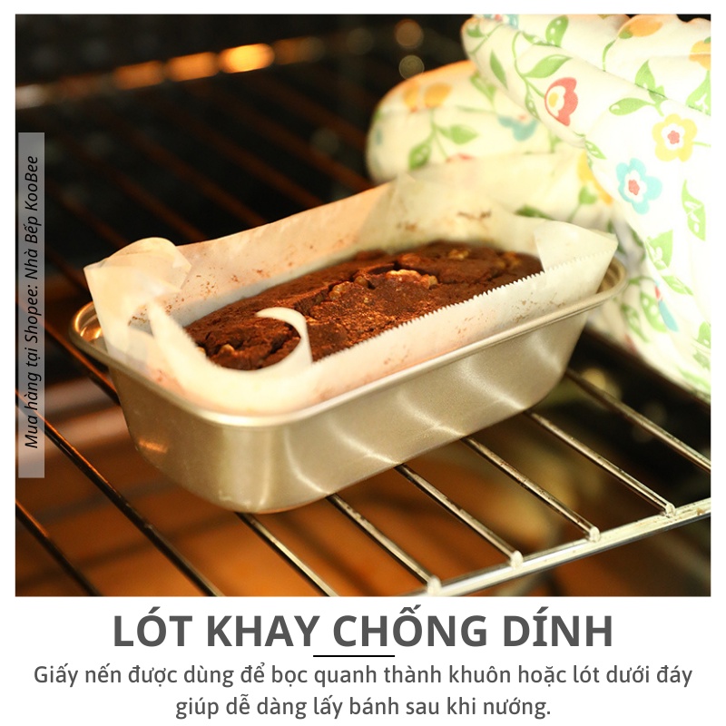 Giấy nến cuộn 10-20 mét cho nồi chiên không dầu, lót nướng thực phẩm, lẩu nướng hấp bánh - Giấy nướng bánh chống dính
