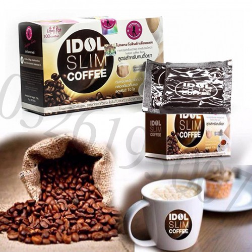 CÀ PHÊ GIẢM CÂN THÁI LAN IDOLE SLIM COFFE ( hộp 10 gói )