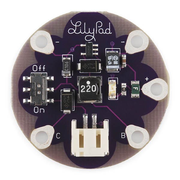 Mạch nâng áp pin lithium LiPo 3.7V to 5V cho Lilypad - LiPower