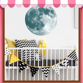 Decal dán tường hình mặt trăng dạ quang