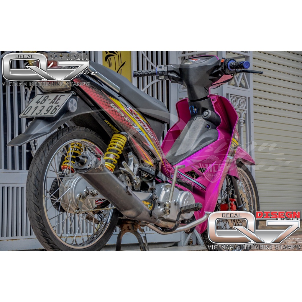 Tem Rời Sirius 110 Hồng Đen