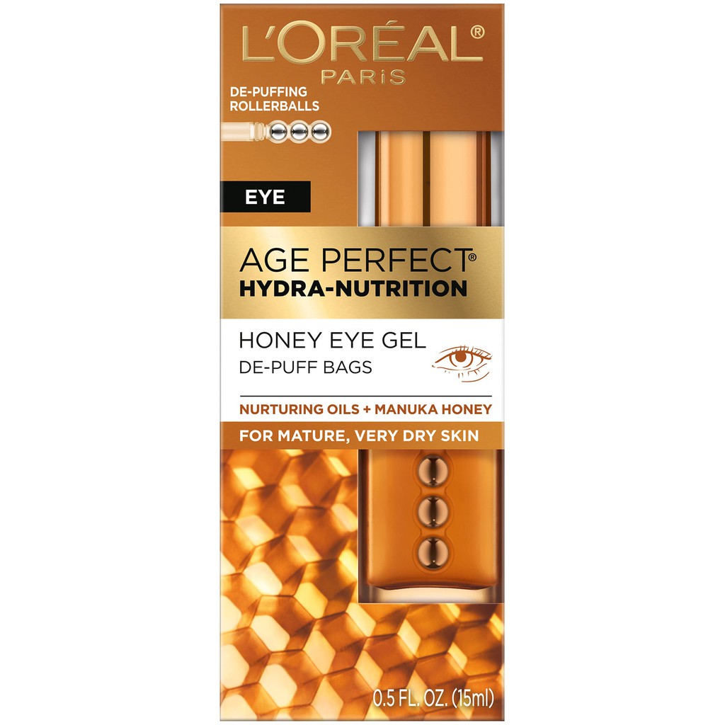 Kem dưỡng Loreal Age tan bọng mắt Perfect Hydra Nutrition Honey Eye Gel 15ml