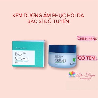 Kem Dưỡng Ẩm Phục Hồi Da Rau Má Goodndoc Centella Repair Cream 50ml