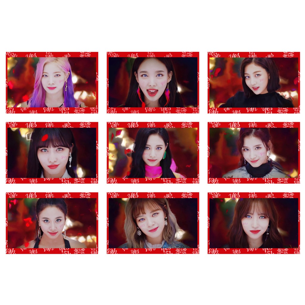 Lomo Card Ảnh Twice - MV Yes or Yes ( 36 ảnh)