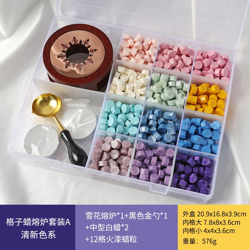 Bộ Dụng Cụ Đóng Dấu Sáp Bằng Đồng Đánh Bóng