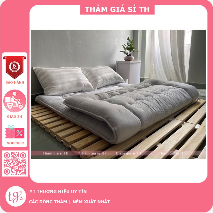 Combo Nệm + Ga nệm cho 1người và 2 người nằm, hàng dư xuất Nhật kích thước 1m6, 1m4, 1m x 2m [Hàng Cam Kết Chất Lượng]