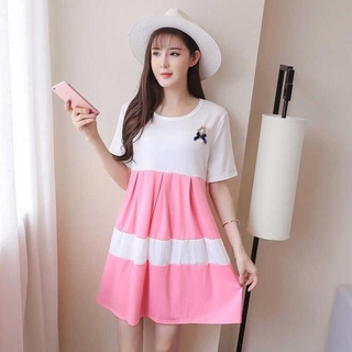 Đầm Bầu Kẻ Sọc Thời Trang