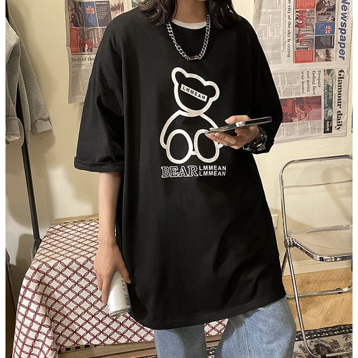 Áo thun tay lỡ nam nữ, áo phông unisex form rộng oversize D135 | BigBuy360 - bigbuy360.vn