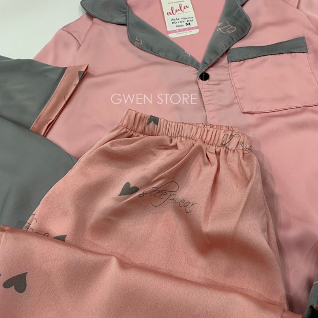 ĐỒ BỘ PIJAMA LỤA SATIN CAO CẤP NỮ | BigBuy360 - bigbuy360.vn