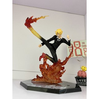 Mô hình One Piece : Hắc cước Sanji đá chân lửa
