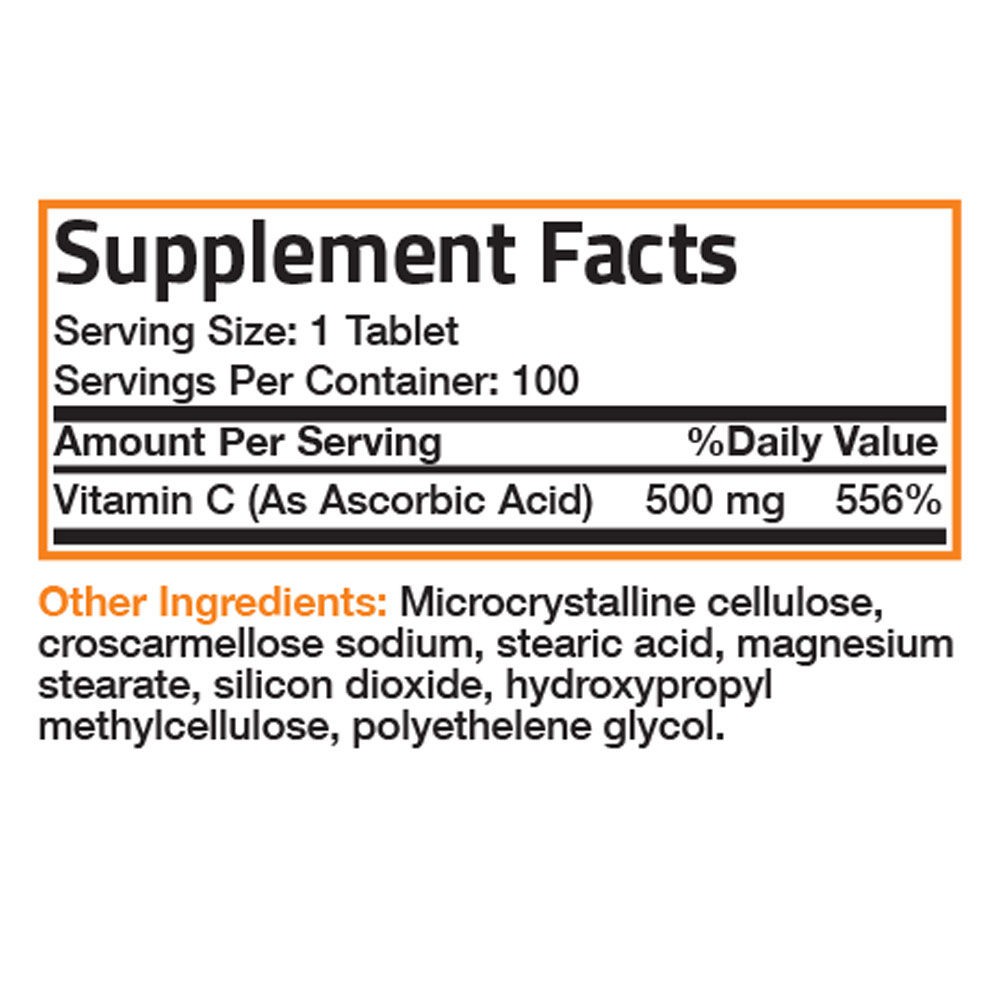 Organic Vitamin C 500mg - 100 viên Mỹ - Bổ sung Vitamin C | BigBuy360 - bigbuy360.vn