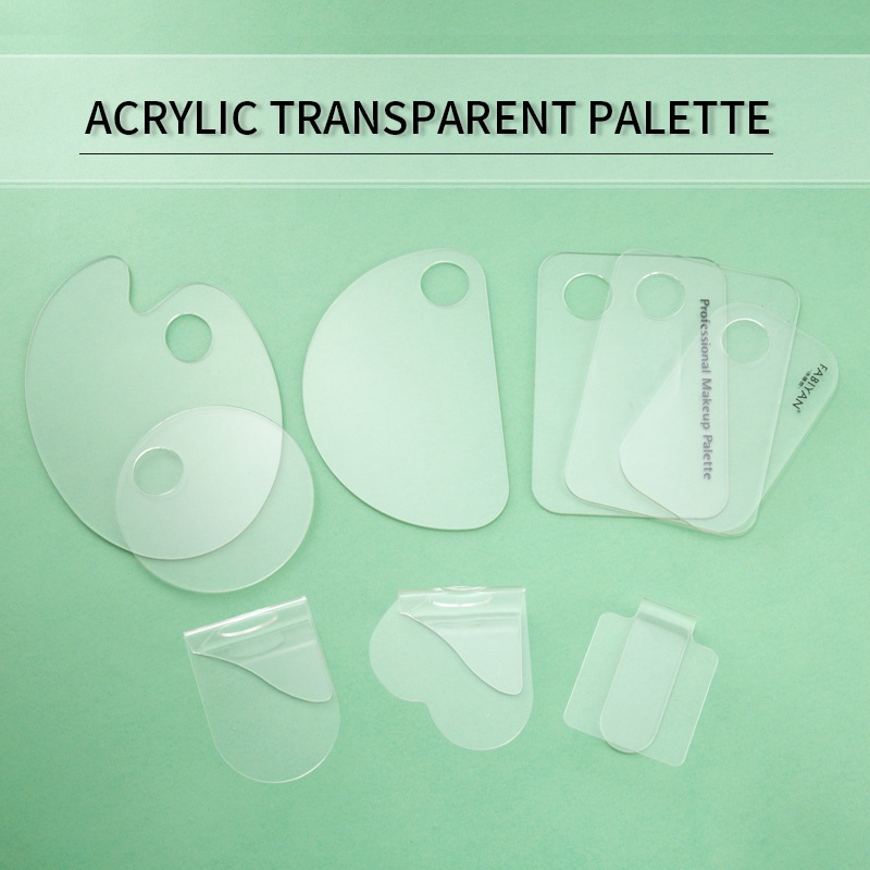 Bảng Màu Acrylic，Bảng pha màu acrylic +que trộn kem nền FABIYAN