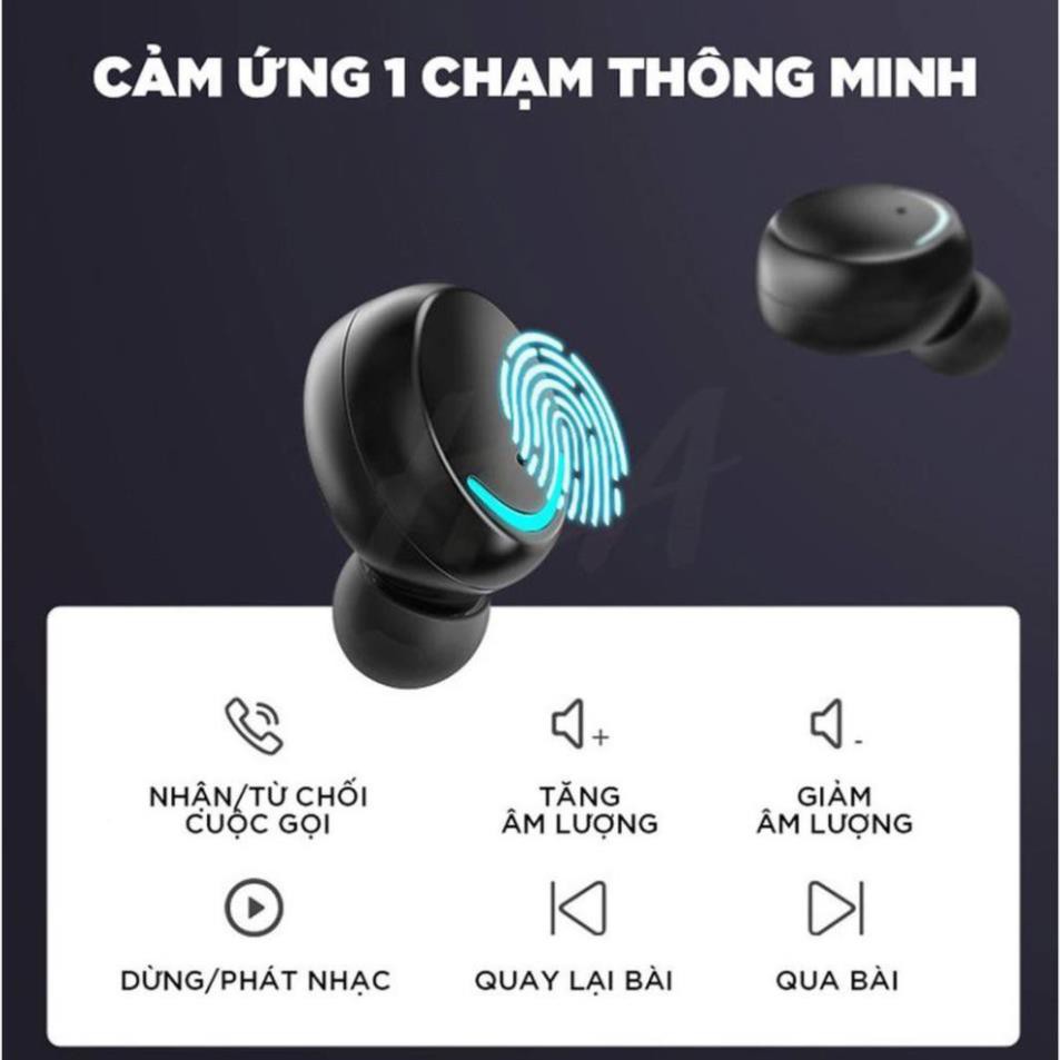 Tai Nghe Bluetooth AMOI F9-5 TWS Âm Thanh True Wireless Không Dây - Chuyên Gaming cho Iphone và Android Bản Quố