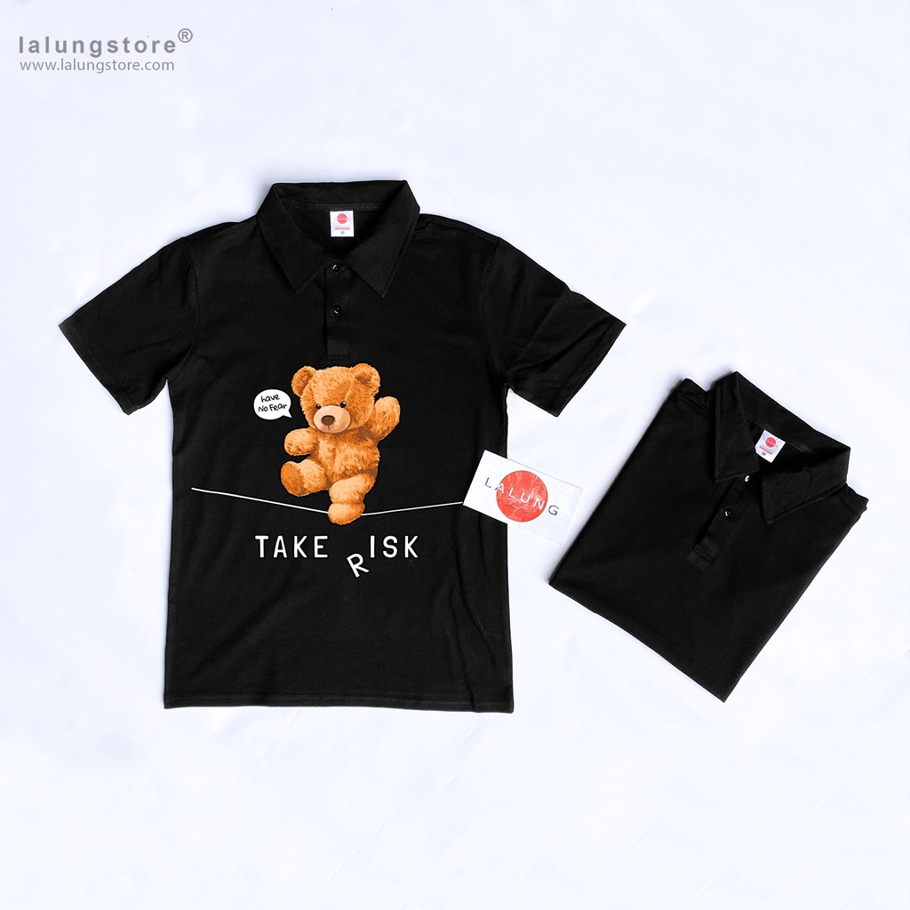 Áo Polo Unisex Hoạ Tiết Take Risk