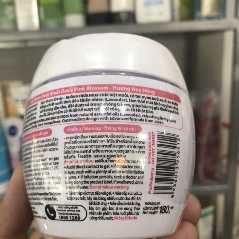 Sáp Thơm Đuổi Muỗi OASIS Pink Blossom 180g Thái Lan