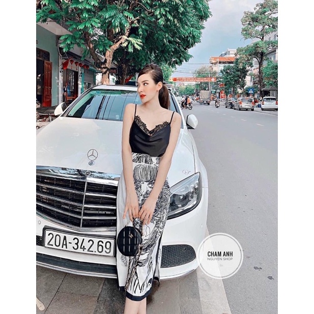 Set bộ hai dây in hoạ tiết