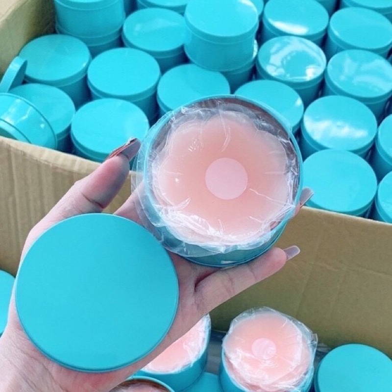 Hộp 5 Đôi Miếng Dán Ngực Silicon Mềm Mại Cho Da
