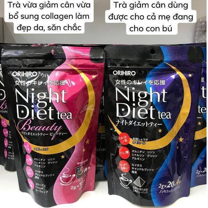 Trà Giảm Cân Orihiro Nhật Night Diet