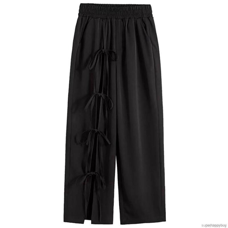 Quần nữ ống rộng xẻ tà gợi cảm