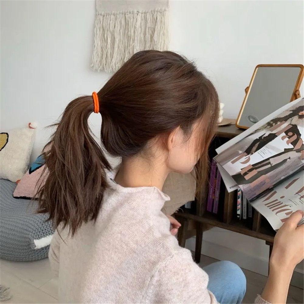 Set 10 Dây Buộc Tóc Co Giãn 5cm Dành Cho Nữ