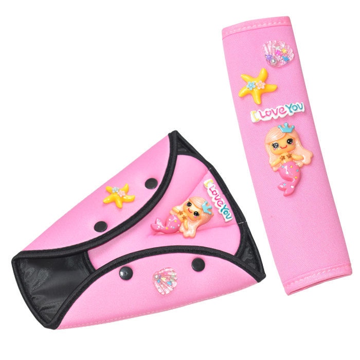 Dây Đai An Toàn Họa Tiết Hoạt Hình Cho Bé Khi Ngồi Xe Hơi