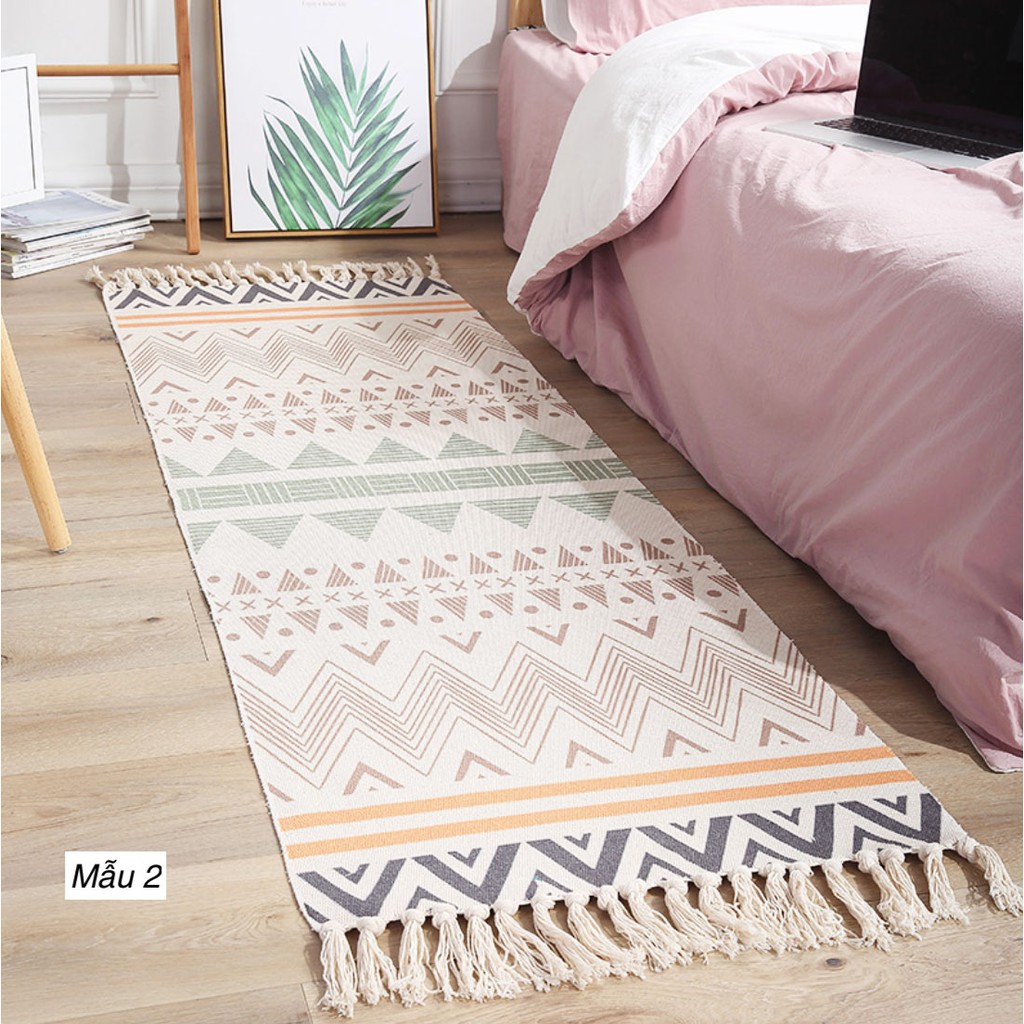 Thảm scandinavian cotton poly 60x150cm