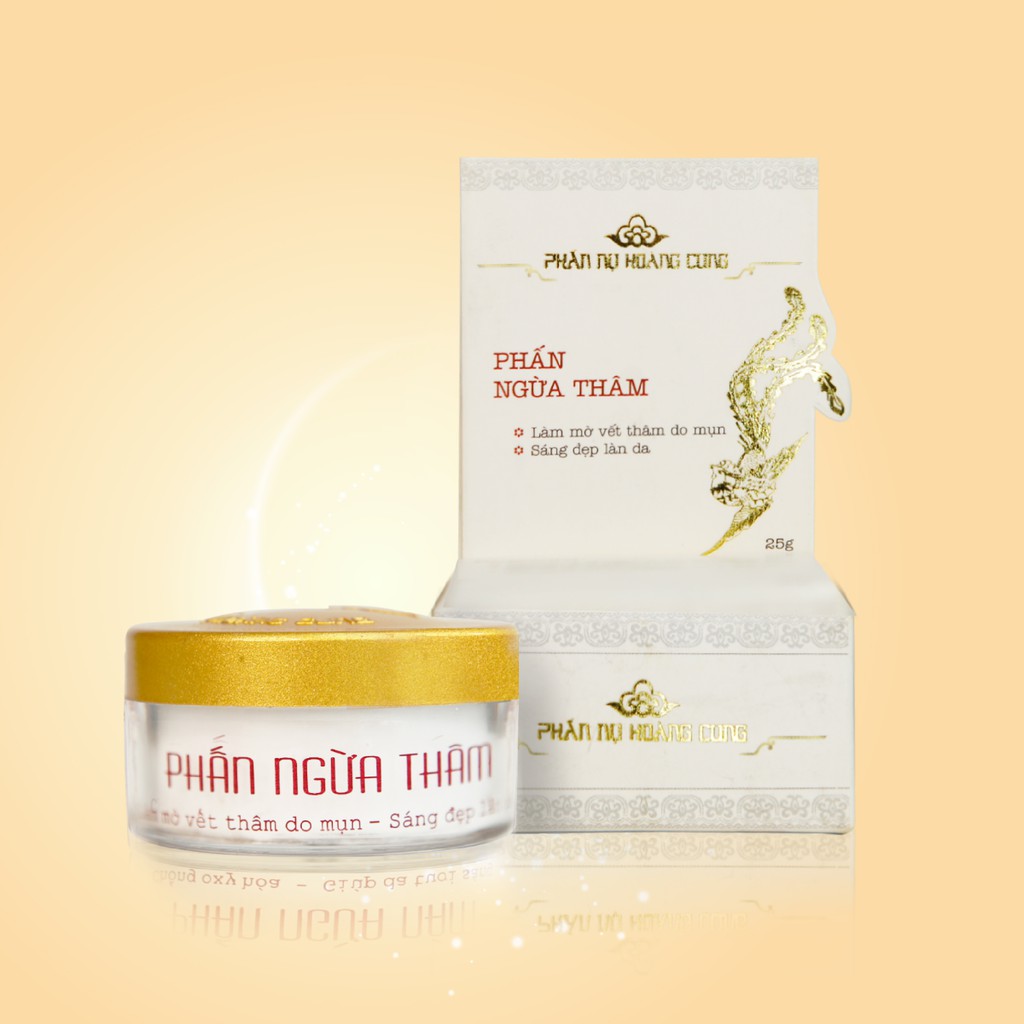 Phấn ngừa thâm  Phấn Nụ Hoàng Cung dạng nén giúp kiềm dầu, nhờn, làm lành và mờ các vết thâm do mụn gây ra 25gr