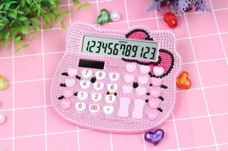 máy tính mèo kitty kim cương