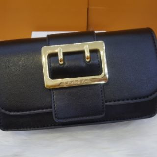 Túi chữ C size 18 dây da lắp khóa