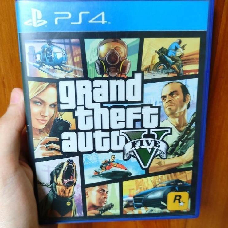 Máy Chơi Game Gta V Region 3 Ps4 Reg3 Cd Bd Ps 4 Playstation Gtav Gta5 Thef Grand Theft Au