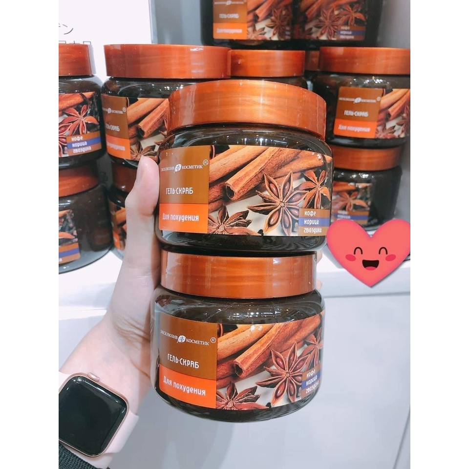 Tẩy Tế Bào Chết Toàn Thân Chiết Xuất Quế Hồi & Cafe 380g ( Hàng Nhập Nga ) GentsOfficialStore | BigBuy360 - bigbuy360.vn