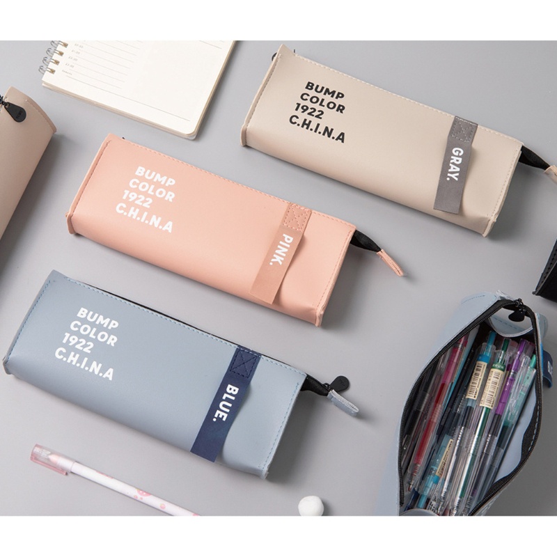 Túi Đựng Bút / Đồ Trang Điểm Bằng Da Pu Có Tay Cầm Tiện Dụng Cho Bé