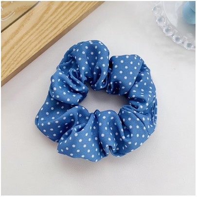 Dây buộc Vải Scrunchie Hoa Cúc Thời Trang