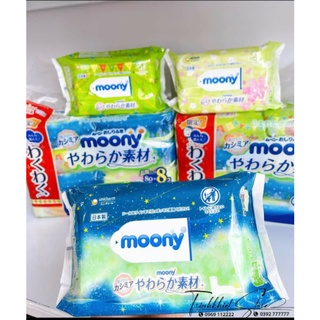 KHĂN ƯỚT MOONY NỘI ĐỊA NHẬT 1 gói 80 tờ...