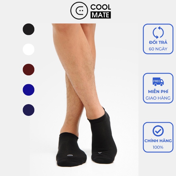 Tất cổ trung Cotton thoáng khí khử mùi mới - Thương hiệu Coolmate