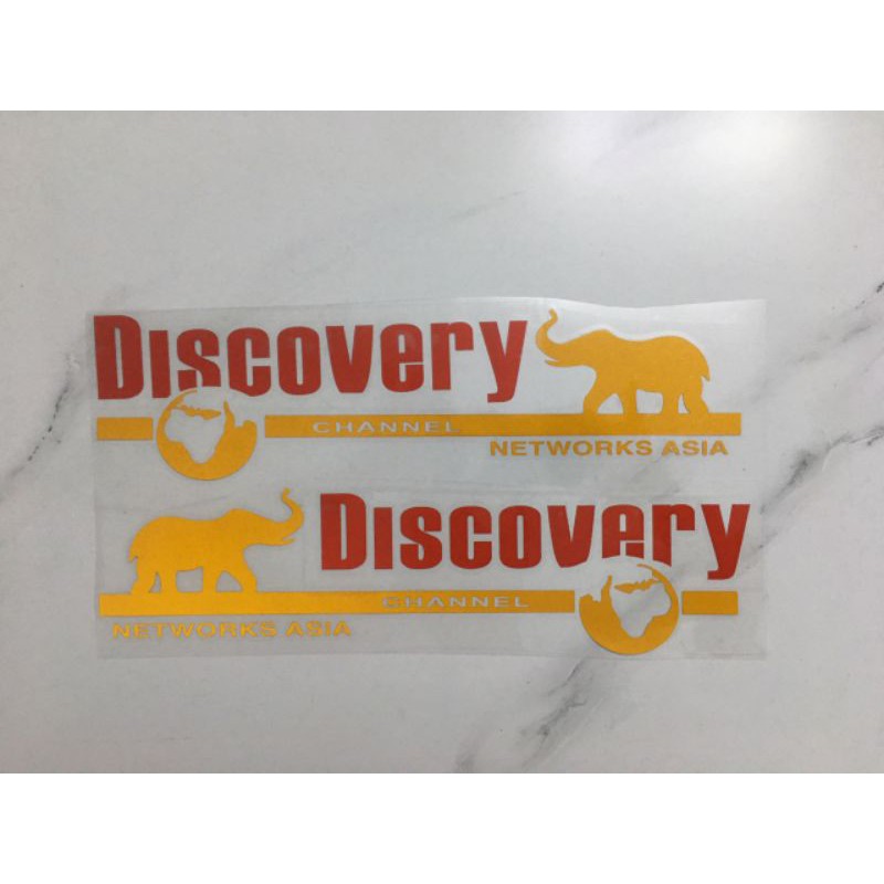 Bộ 2 chữ discovery trang trí xe