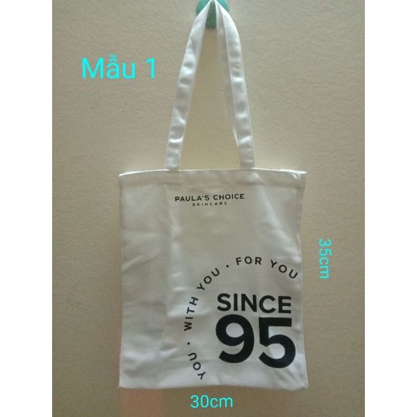 Túi vải tote, túi canvas, túi cói, hộp đựng mỹ phẩm (hàng khuyến mại) các hãng