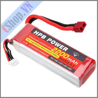 Pin 3S 2200mah 25C HPB-POWER