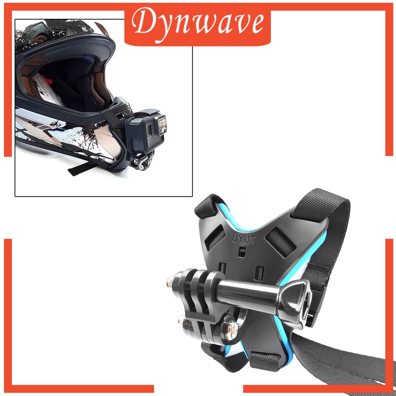 [DYNWAVE] Motorcycle Helmet Chin Strap Mount for   9/8/7/6/5/4 Sports Camera VLOG/POV Shoot, Easy access to your mounted action camera.