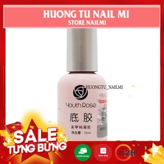 [CHÍNH HÃNG] ❤️️BASE COAT ❤️️LIÊN KẾT SƠN GEL❤️️BASE HOA HỒNG|SẢN PHẢM CHUYÊN NGHIỆP|SIÊU BỀN SƠN| ( YOUTH ROSE) - 15ML