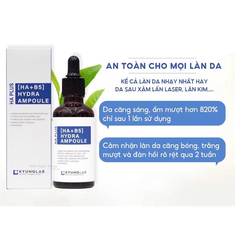 Serum HA B5 Hydra Ampoule cấp ẩm cấp nước căng bóng trắng da 50ml