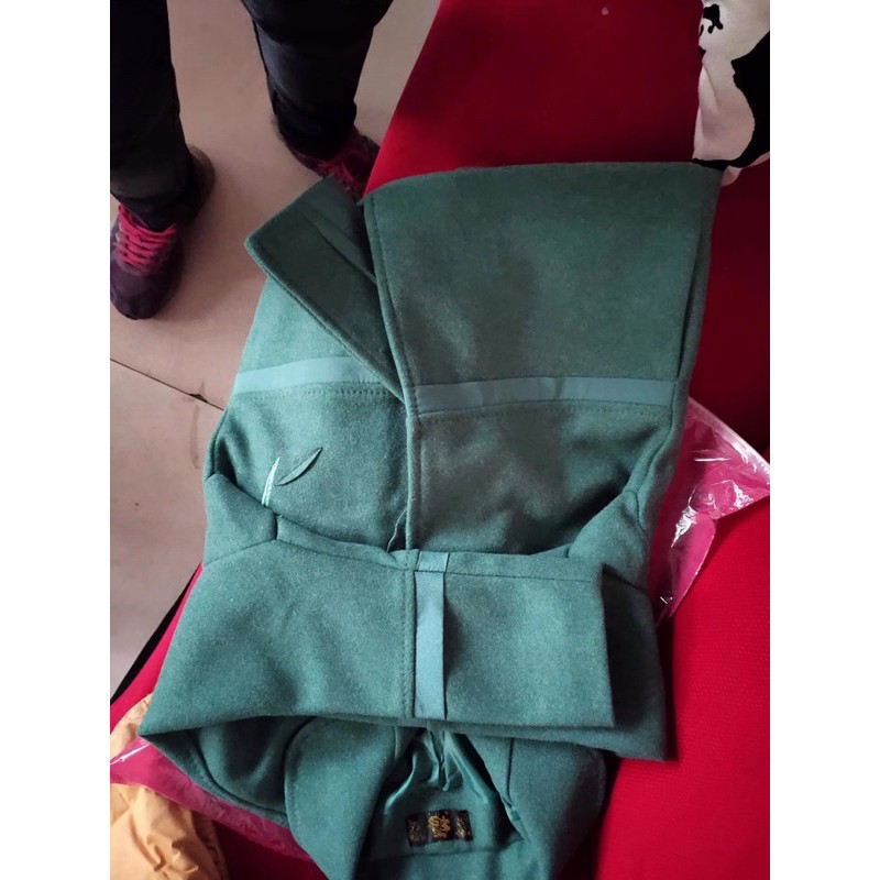 Áo khoác dạ tay lửng thêu hoa dành cho ng trung niên hàng Qc