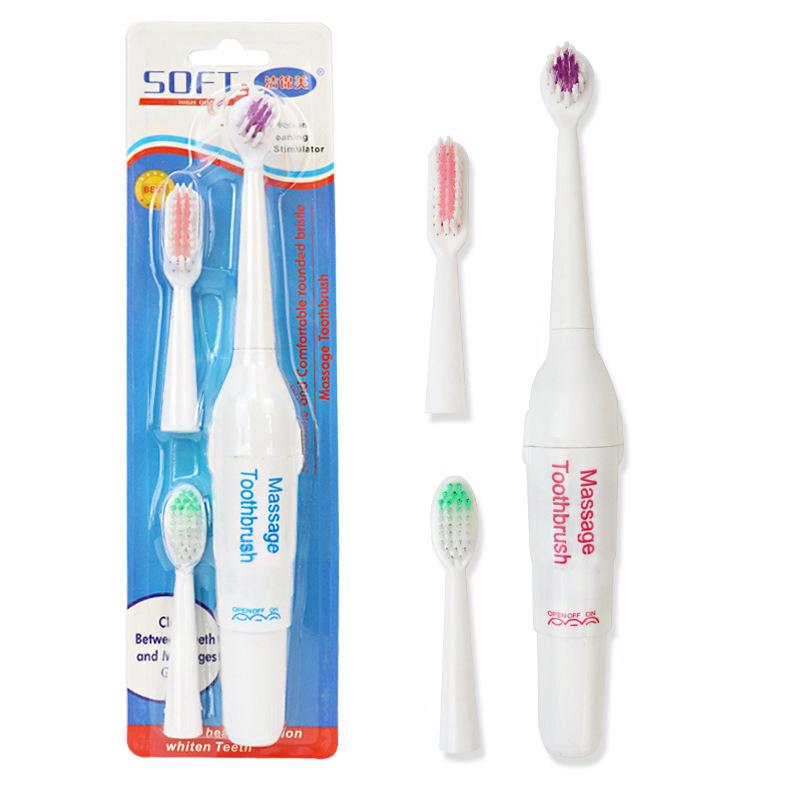 Bàn chải đánh răng điện lông mềm thiết kế sáng tạo cho người lớn và trẻ em