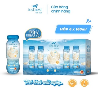 NƯỚC YẾN THẬT JUSTNEST HỘP 6 CHAI MÂU MỚI 2025