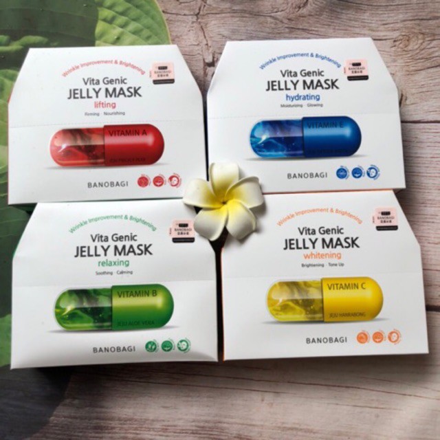 [Hộp 10 Miếng] Mặt Nạ Dưỡng Da Banobagi Vita Genic Jelly Mask 2020 30ml
