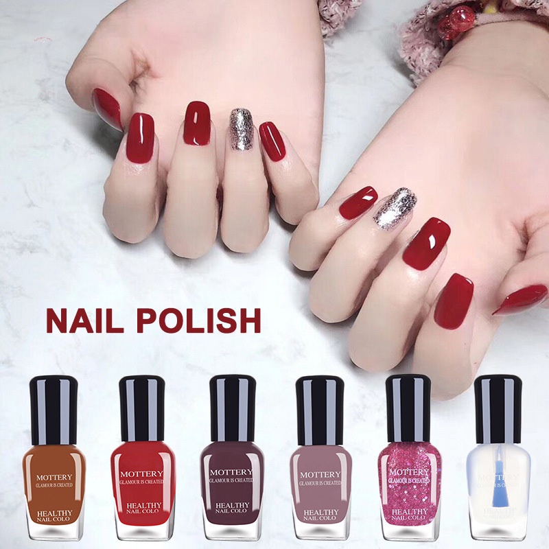 1 Set Sơn Móng Tay DIY Không Độc Hại Lâu Trôi Cho Nữ