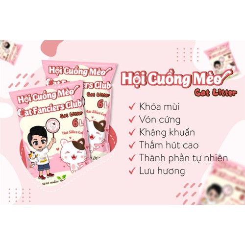 Cát vệ sinh hội cuồng mèo