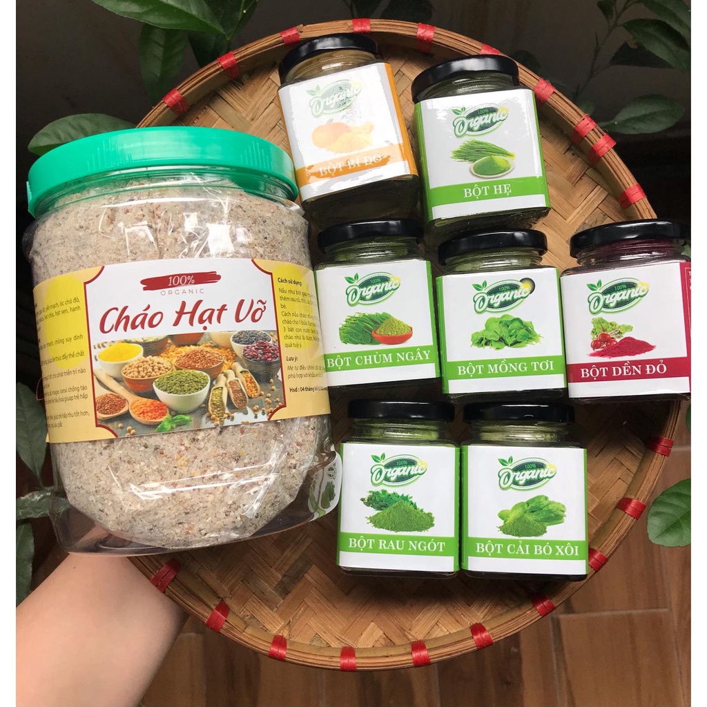 Combo 2 kg Cháo Hạt Vỡ, Ăn Dặm Công thức Mẹ Roy cho bé ngon miệng